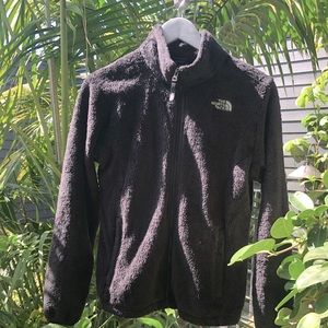 North Face fuzzy jacket